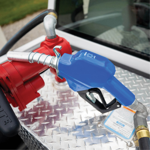 Blue Cold Weather Automatic Diesel Spout Nozzle Pathway Supply LP