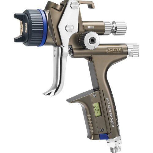 X5500 RP 1.3 O RPS D DIGI psi Premium Paint Spray Gun for Automotive Refinishing, 1/4" NPT Air Inlet, 10.24 CFM, 0.6 L/0.9 L Capacity, 0.17 PSI Pathway Supply LP