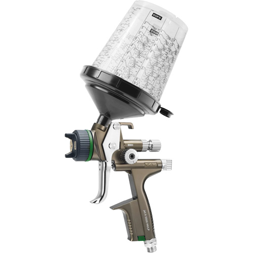 X5500 HVLP 1.4 O RPS D Premium Paint Spray Gun for Automotive Refinishing, 1/4" NPT Air Inlet, 15.19 CFM, 0.6 L/0.9 L Capacity, 0.17 PSI Pathway Supply LP
