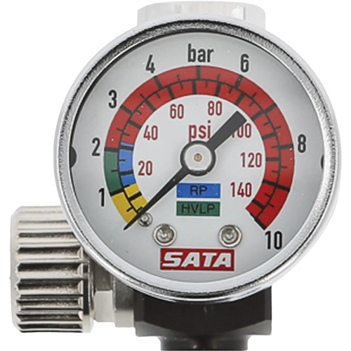Air Micrometer with Gauge, 1/4" Male Thread & G 1/4" Female Thread Pathway Supply LP