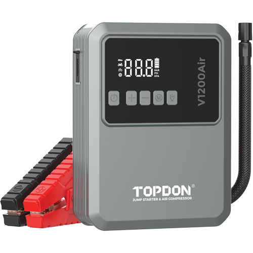 V1200Air 2-in-1 1200 Peak Amp Jump Starter & Tire Inflator Pathway Supply LP