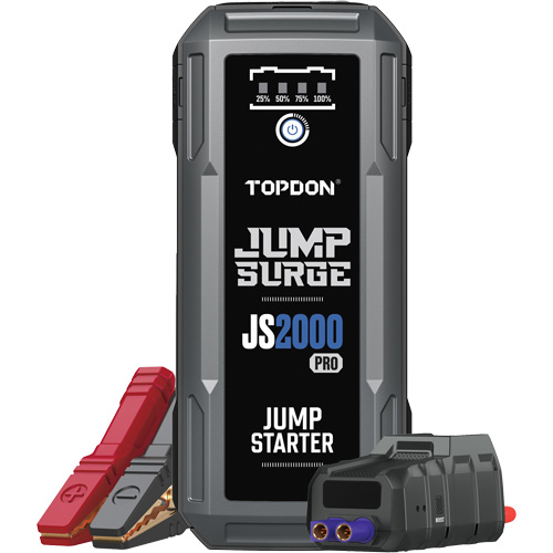 JumpSurge2000Pro 2500 Peak Amp Battery Jump Starter, Power Bank & Flashlight Pathway Supply LP