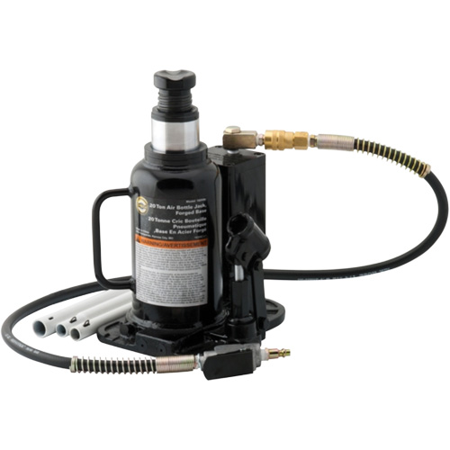 Air Actuated Bottle Jack, 20 Ton(s), Air Hydraulic, 18-3/4" Raised Height Pathway Supply LP