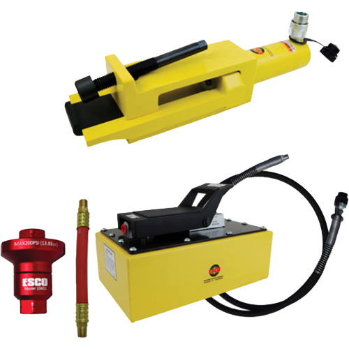 Ensemble de brise-talon pour pneus g&eacute;ants/&eacute;quipement de terrassement avec pompe hydraulique de 5 pintes Pathway Supply LP