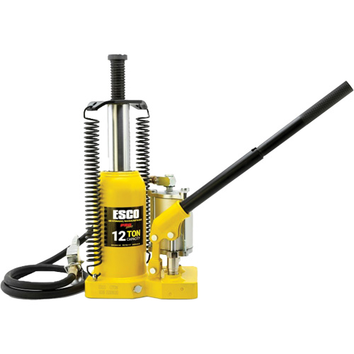 Cric-bouteille de s&eacute;rie Pro, 12 tonne(s), Air comprim&eacute;/hydraulique, 18-1/2" Hauteur &eacute;lev&eacute;e Pathway Supply LP