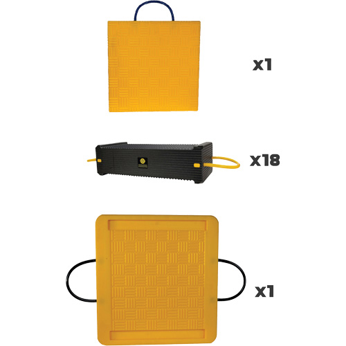 20-Piece CribLok Composite Cribbing System Kit Pathway Supply LP