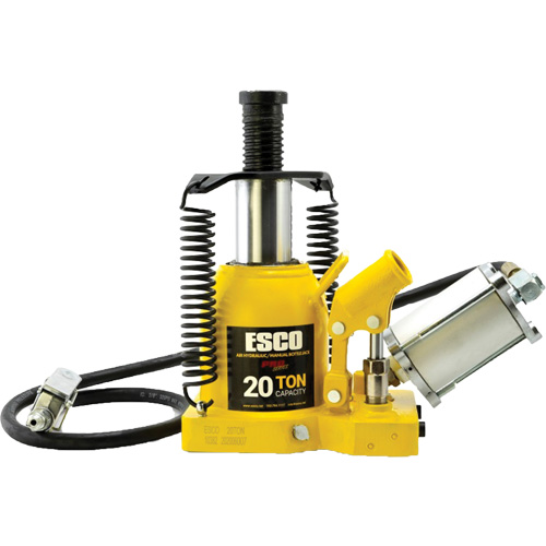 Pro Series “Shorty” Bottle Jack, 20 Ton(s), Air Hydraulic, 12-5/8" Raised Height Pathway Supply LP