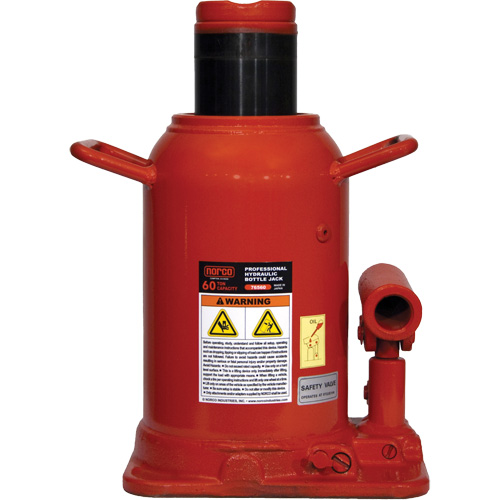 Cric-bouteille professionnel, 60 tonne(s), 18-11/16" Hauteur &eacute;lev&eacute;e Pathway Supply LP