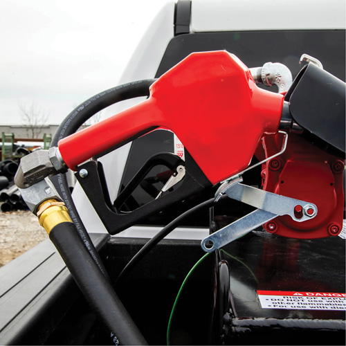 Red Automatic Gasoline Spout Nozzle Pathway Supply LP