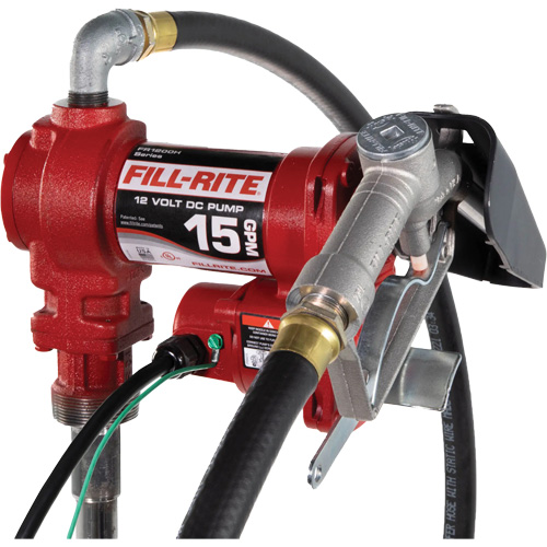 Pompe de transfert de carburant 12 V CC avec pistolet Pathway Supply LP