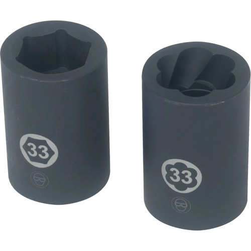 Jeu de douilles hexagonales et h&eacute;licoidales pour &eacute;crous de roue de camion Pathway Supply LP