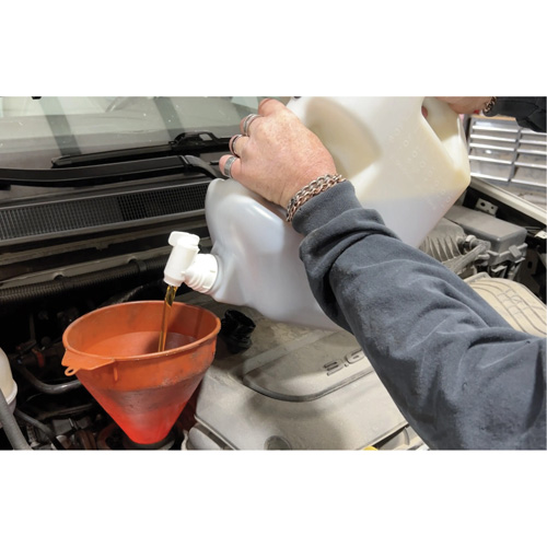 Low Profile Oil Dispenser, Polyethylene, 8 qt Capacity Pathway Supply LP