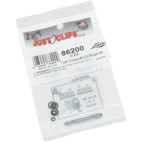 1/4" Clips & O-Rings Set Pathway Supply LP
