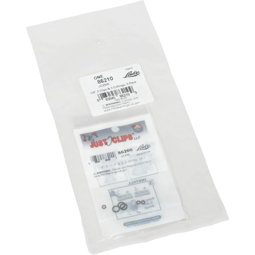 Jeu de clips et joints toriques de 1/4 po - En vrac Pathway Supply LP