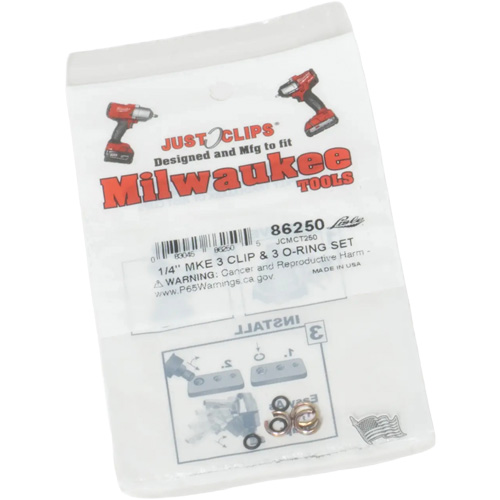 1/4" Clips & O-Rings Set for Milwaukee Pathway Supply LP
