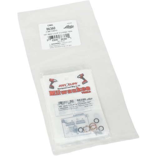 3/8" Clips & O-Rings Set for Milwaukee - Bulk Pathway Supply LP