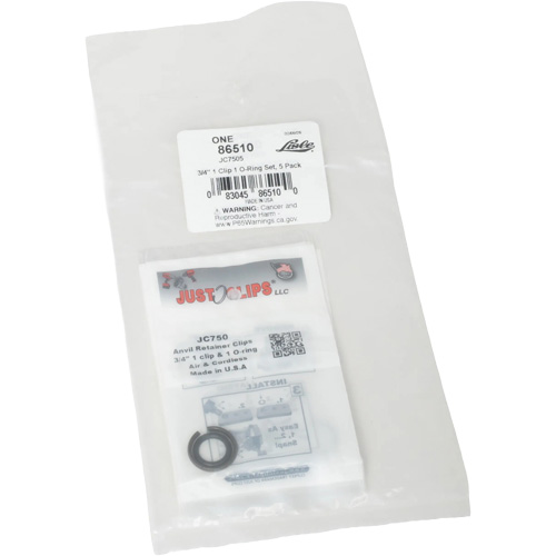 Jeu de clips et joints toriques de 3/4 po - en vrac Pathway Supply LP