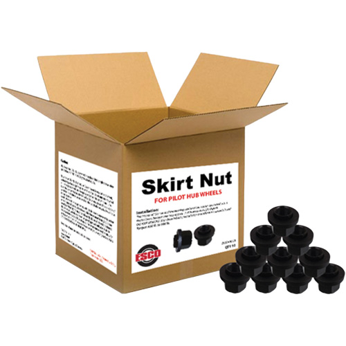 10-Piece Graphite-Coated Skirt Nuts for Pilot Hub Wheels Pathway Supply LP