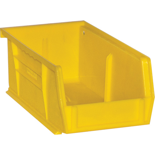 Hook-On Bins, 4" W x 3" H x 7" D, Yellow, 10 lbs. Capacity Pathway Supply LP