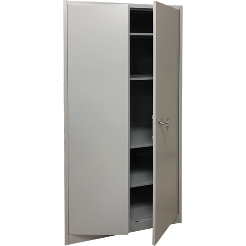 Storage Cabinet, Steel, 4 Shelves, 78" H x 36" W x 24" D, Grey Pathway Supply LP