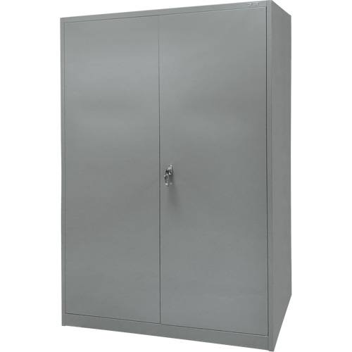Storage Cabinet, Steel, 4 Shelves, 78" H x 48" W x 24" D, Grey Pathway Supply LP