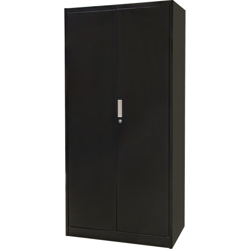 Combination Storage Cabinet, 36" W x 18" D x 72" H, Black Pathway Supply LP