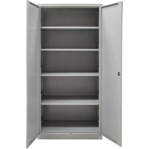 Armoires de rangement Hi-Boy, Acier, 4 Tablettes, 72" h x 36" la x 18" P, Gris Pathway Supply LP