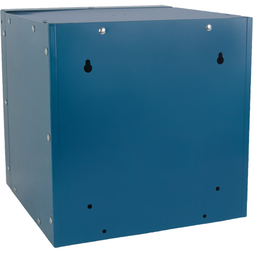 Stackable Cube Locker, 12" x 12" x 12", Steel, Blue, Knocked Down Pathway Supply LP