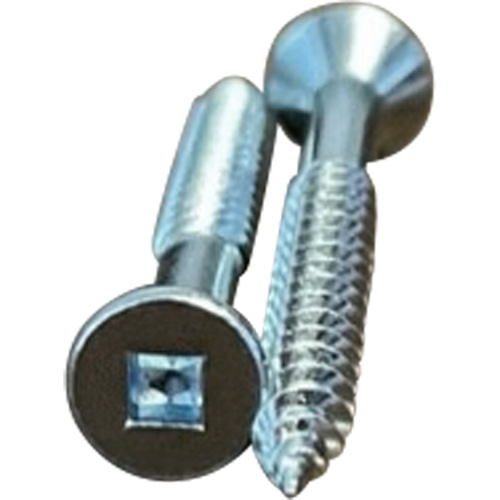 Flat SOC Wood Screws, #10 x 2" L, Zinc Plated Pathway Supply LP