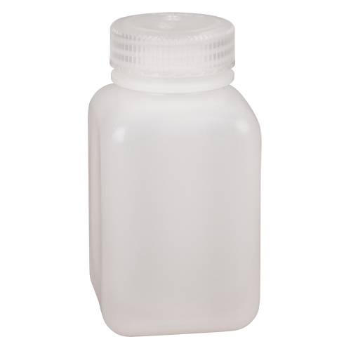 Easy-Grip Space-Saver Bottles, Square, 8 oz., Plastic Pathway Supply LP