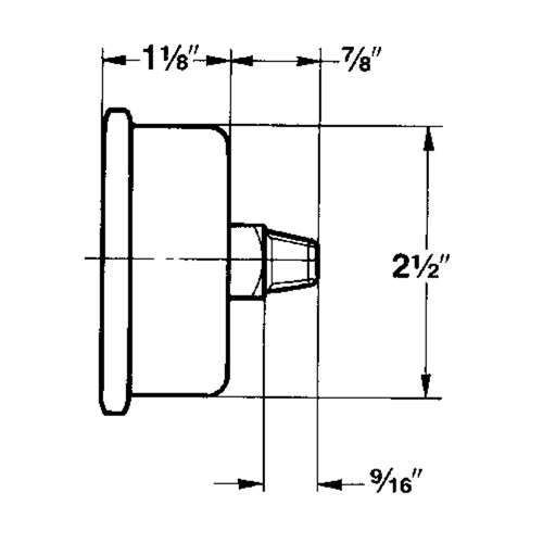 Pressure Gauges, 2-1/2" , 30" Hg-0" Vac., Bottom Mount, Liquid Filled Analogue Pathway Supply LP