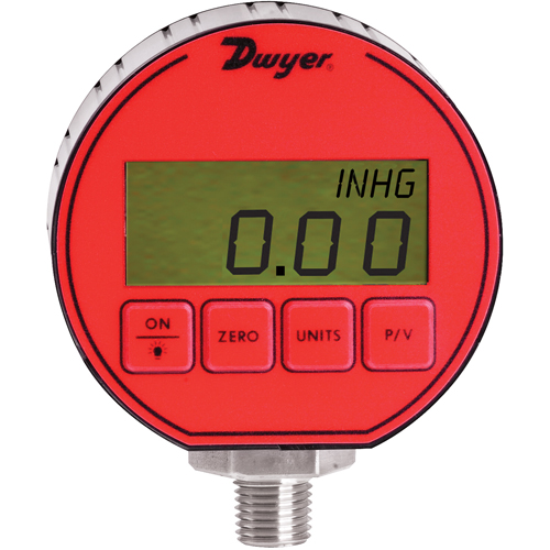 Pressure Gauge, 3" , 1000 psi, Bottom Mount, Digital Pathway Supply LP