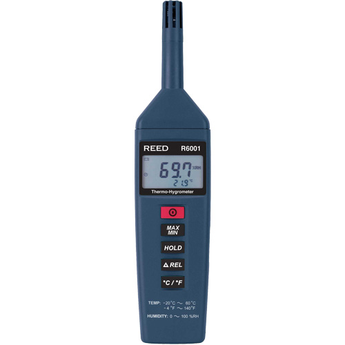 Thermo-hygrom&egrave;tre avec certificat ISO, 0,0% - 100% RH, -4° - 140° F ( -20° - 60°C ) Pathway Supply LP