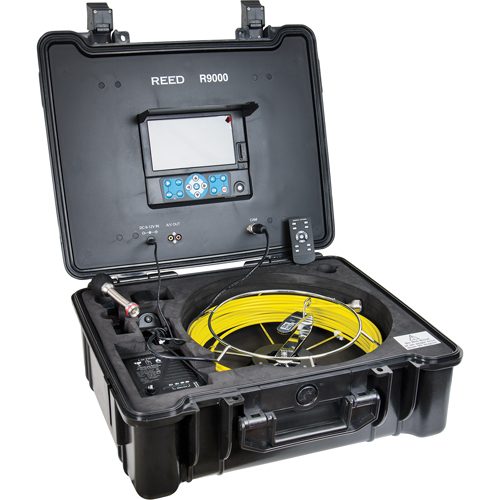Pipe Video Inspection System, 7" Display, 23 mm (0.9") Camera Head Pathway Supply LP