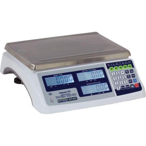 Balance &agrave; calcul de prix Integrator C30, Capacit&eacute; 60 lb / 30 kg, Graduations 0,02 lb / 0,005 kg Pathway Supply LP