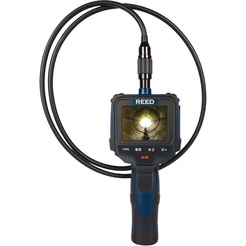Recordable Borescope Inspection Camera, 2.5" Display, 640 x 480 pixels, 8 mm (0.31") Camera Head Pathway Supply LP