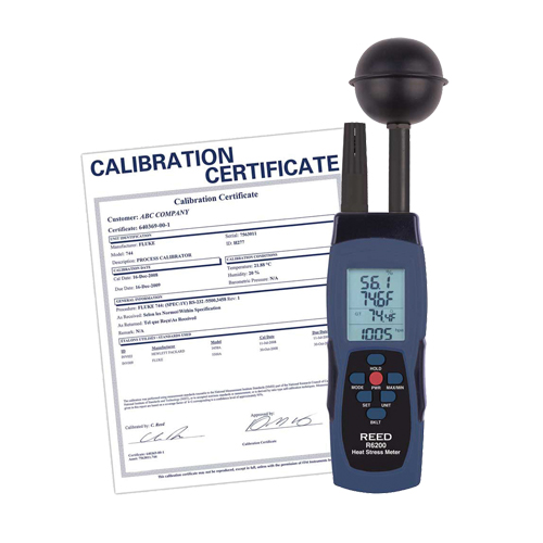 Compteur de contrainte thermique au thermom&egrave;tre-globe mouill&eacute; (WBGT) avec certificat de calibration Pathway Supply LP