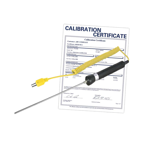 Sonde thermocouple &agrave; immersion avec certificat de calibration, 600 °C (1112°F) Temp. max. Pathway Supply LP