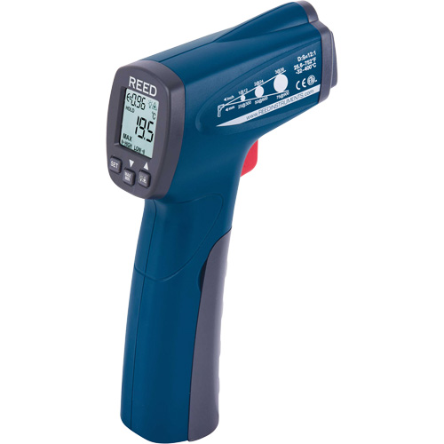 Thermom&egrave;tre &agrave; infrarouge, -25,6°- 752° F ( -32° - 400° C ), 12:1, &eacute;missivit&eacute; Ajustable Pathway Supply LP