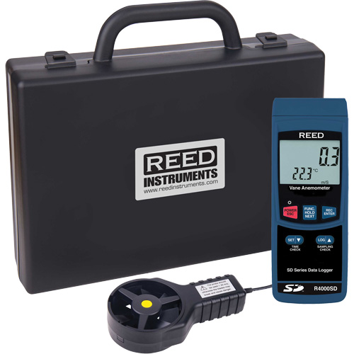 Thermo-Anemometer, Data Logging, 0.4 - 30 m/sec Air Velocity Range Pathway Supply LP