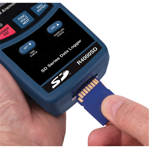 Thermo-Anemometer, Data Logging, 0.4 - 30 m/sec Air Velocity Range Pathway Supply LP