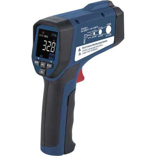 Thermom&egrave;tre &agrave; infrarouge avec certificat ISO, -26°- 2282° F (-32° - 1250° C), 50:1, &eacute;missivit&eacute; Ajustable Pathway Supply LP