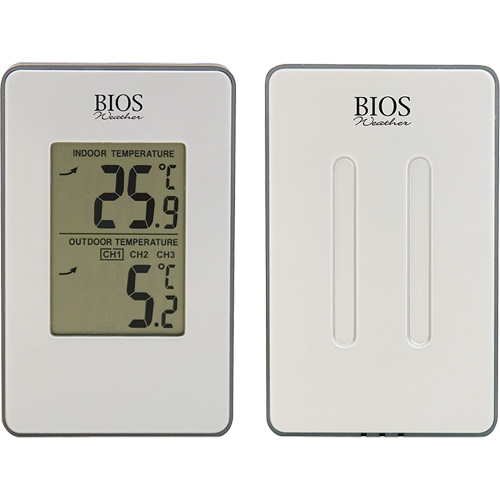 Indoor/Outdoor Wireless Thermometer, Non-Contact, Analogue, 31-158°F (-35-70°C) Pathway Supply LP