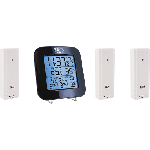 Wireless Weather Station with 3 Sensors, Non-Contact, Digital, 40-158°F (-40-70°C) Pathway Supply LP