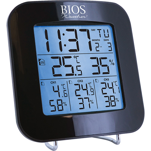 Wireless Weather Station with 3 Sensors, Non-Contact, Digital, 40-158°F (-40-70°C) Pathway Supply LP