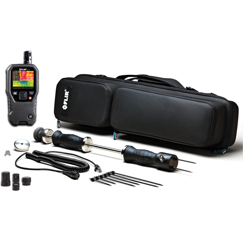 Ensemble d'imagerie professionnelle de l'humidit&eacute; avec marteau & sonde de cavit&eacute; murale, Gamme d'humidit&eacute; 7 - 100%, Gamme de temp&eacute;rature 32°- 122° F ( 0° - 50° C ) Pathway Supply LP
