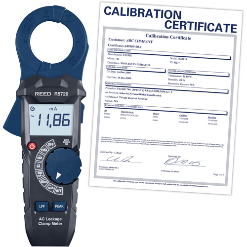 AC Leakage Clamp Meter with Calibration Certificate Pathway Supply LP