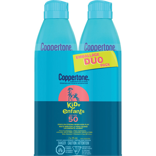 &eacute;cran solaire r&eacute;sistant &agrave; l'eau Kids, FPS 50, A&eacute;rosol Pathway Supply LP