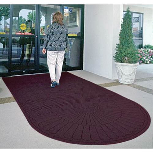 Waterhog&reg; Eco Matting, Wiper/Scraper, 3' x 6' x 3/8", Maroon Pathway Supply LP