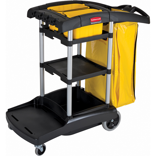 High Capacity Cleaning Carts With Bins Pathway Supply LP